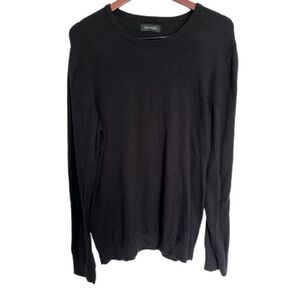 RW&CO Men's Black crewneck Sweater SIZE LARGE